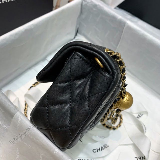 Chanel女包 1787黑色 Chanel2020新款單肩腋下包 Chanel鏈條單肩斜挎包  djc4001